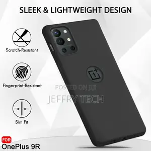 Liquid Silicone Back Cover Case for Oneplus 9R 5G | Soft Mic