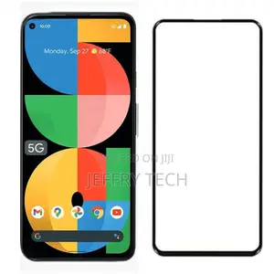 Google Pixel 5a 5G, 5D Screen Protector, Full Glue Full Temp