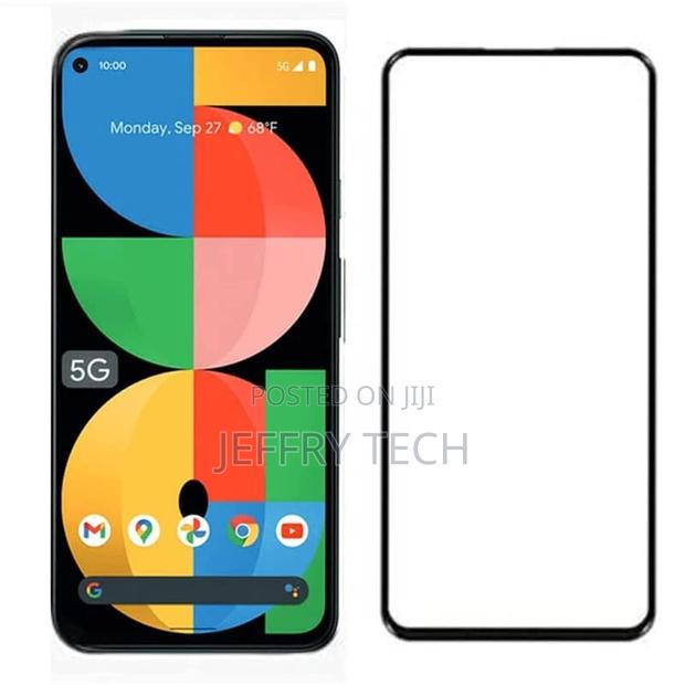 Google Pixel 5a 5G, 5D Screen Protector, Full Glue Full Temp - main view
