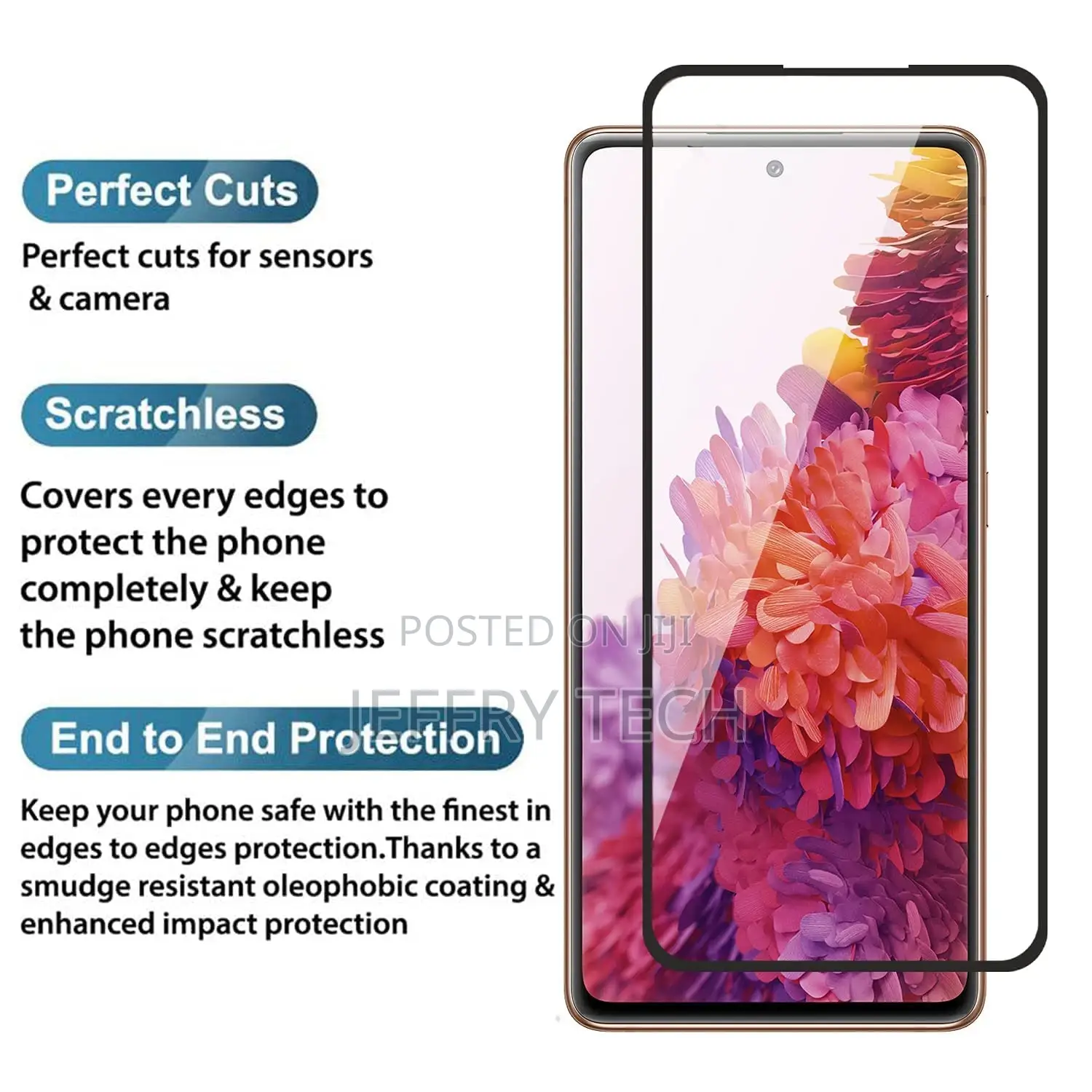 Tempered Glass Screen Protector for Google Pixel 7 I Google