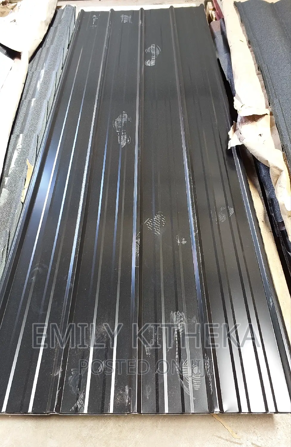 Box Profile Mabati,Black. 3M at 1560 in Industrial Area Nairobi