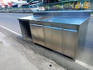 Stainless Steel Working Table Cabinet: - thumbnail 2