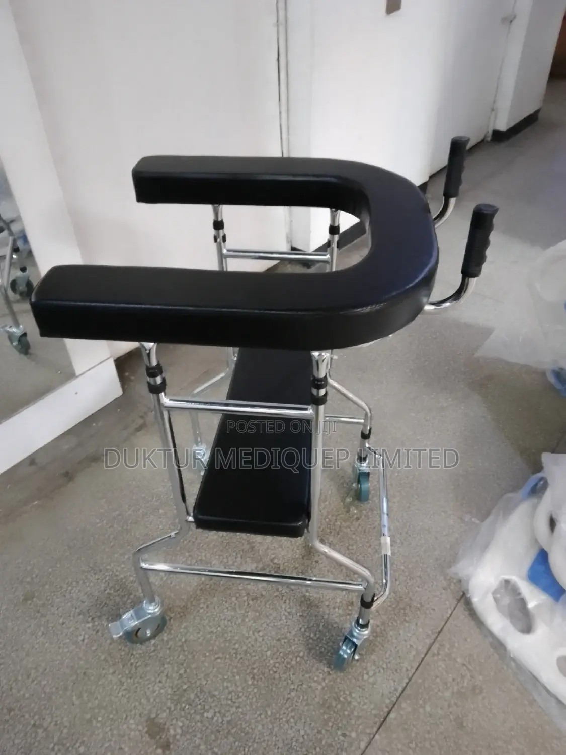 Practical Walker/ Skid Stand/ Frame With Seat Rehabilitation
