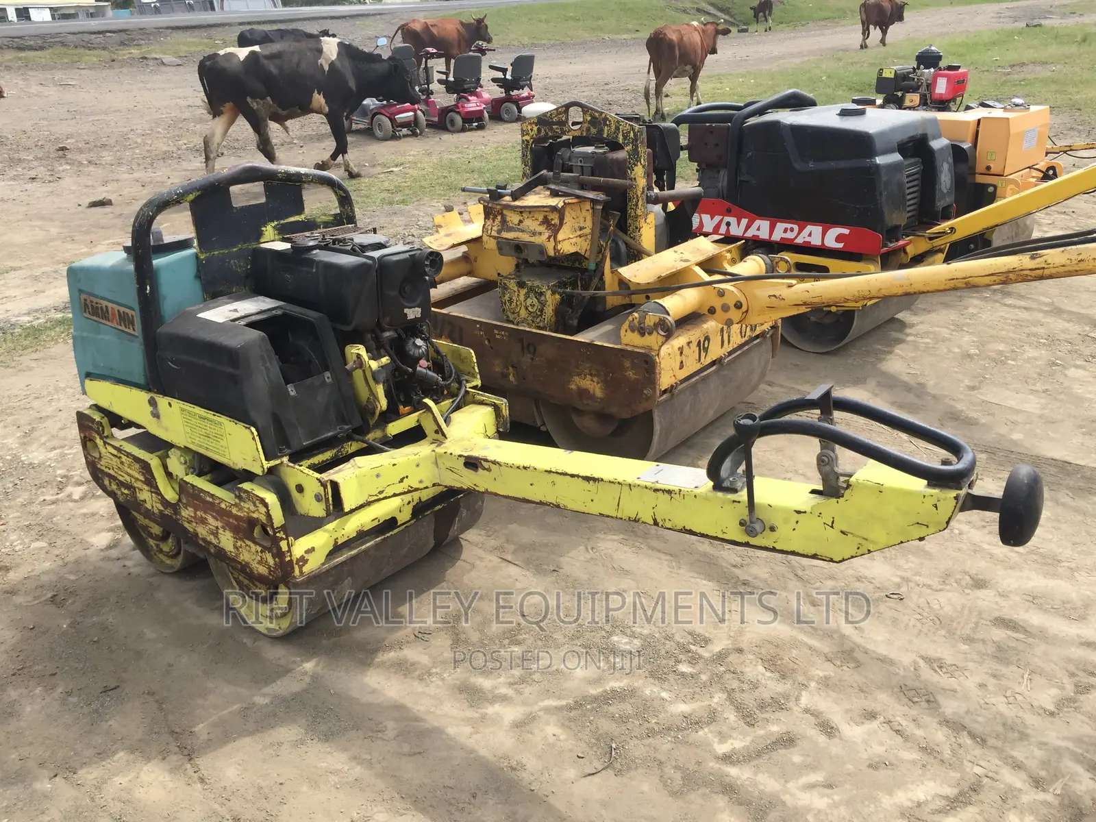 Ex UK Ammann Pedestrian Roller for Sale