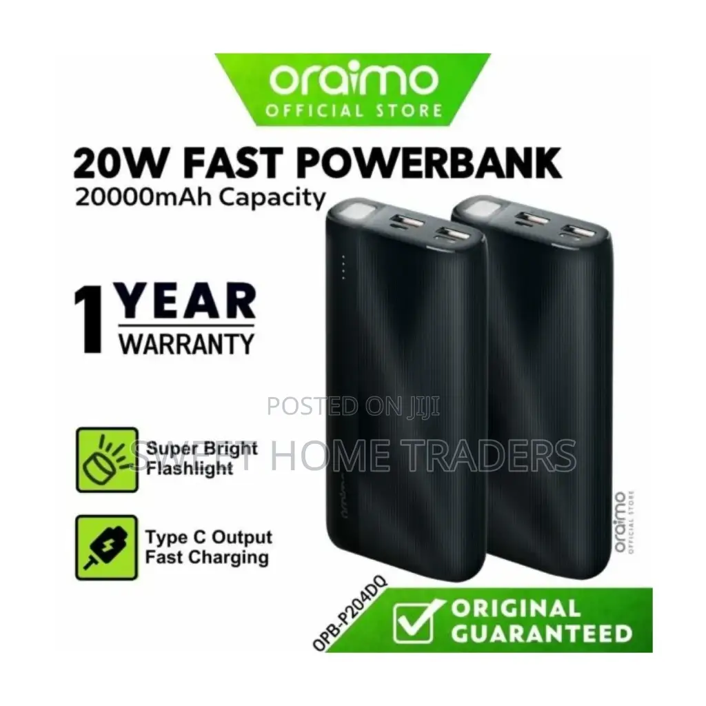 Oraimo Traveler 20000mah Power Bank