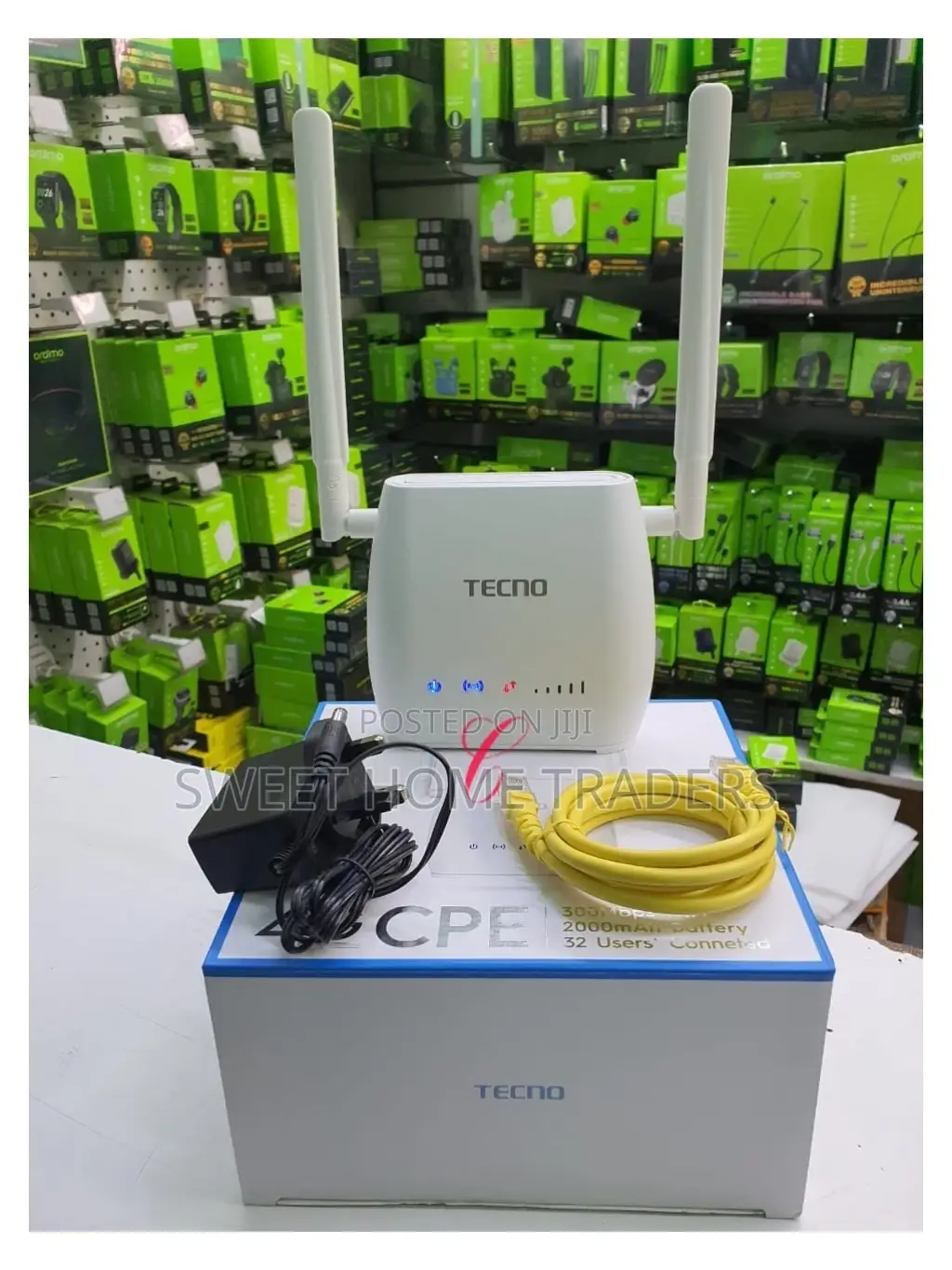 Tecno 4G Router With 300mbps,