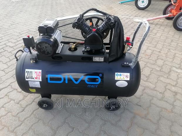 Electric Air Compressor 200l Capacity 3hp High-Speed - thumbnail 2