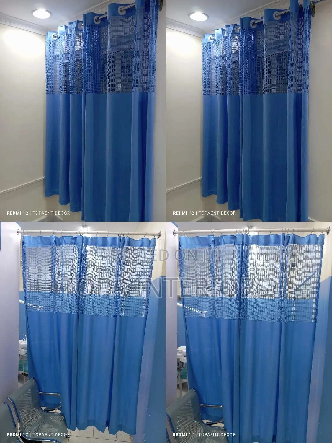 Hospital Cubicle Ward Partitioning Curtains Supply