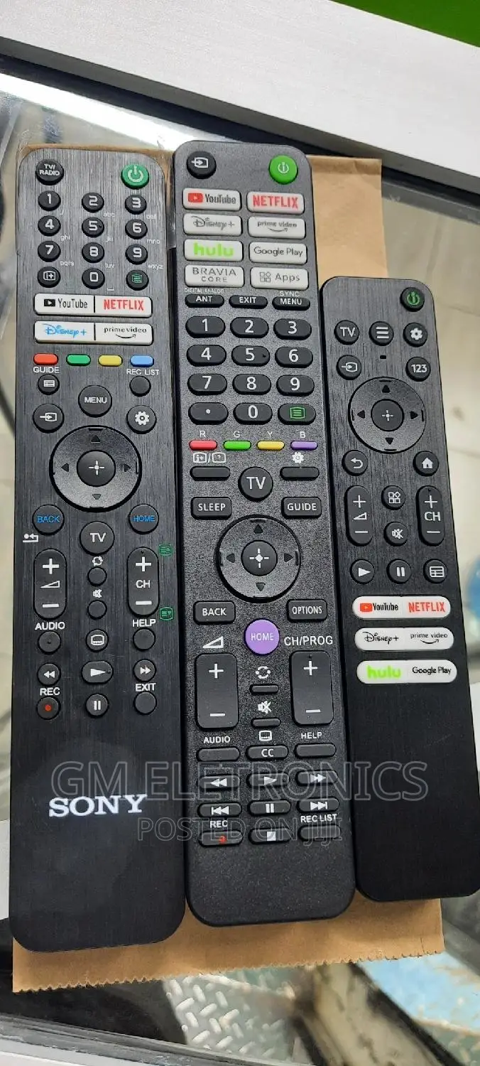New Replacement Remotes for Sony Smart Android.