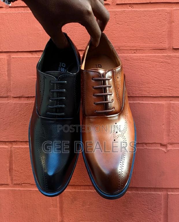 Pure Leather Laced Official Shoes