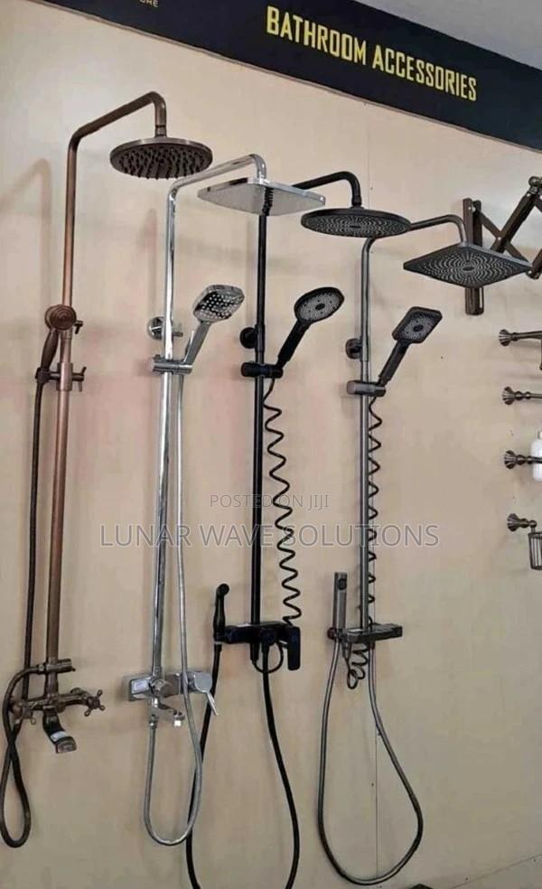 4 Functions Shower Mixers With Adjustable Water Pressure