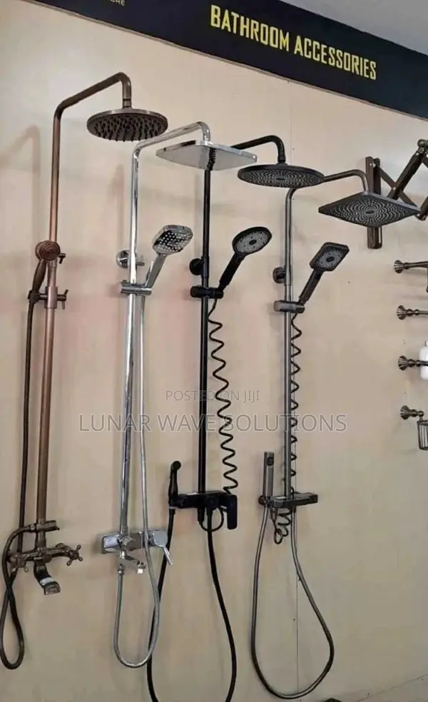 4 Functions Shower Mixers With Adjustable Water Pressure