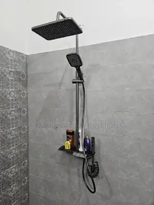 4 Functions Shower Mixers With Matte Black Finish
