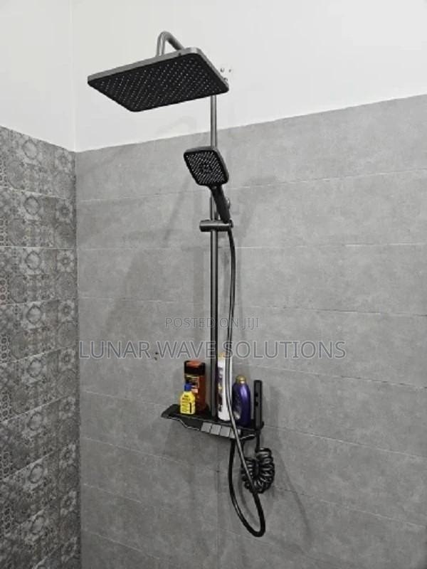 4 Functions Shower Mixers With Matte Black Finish