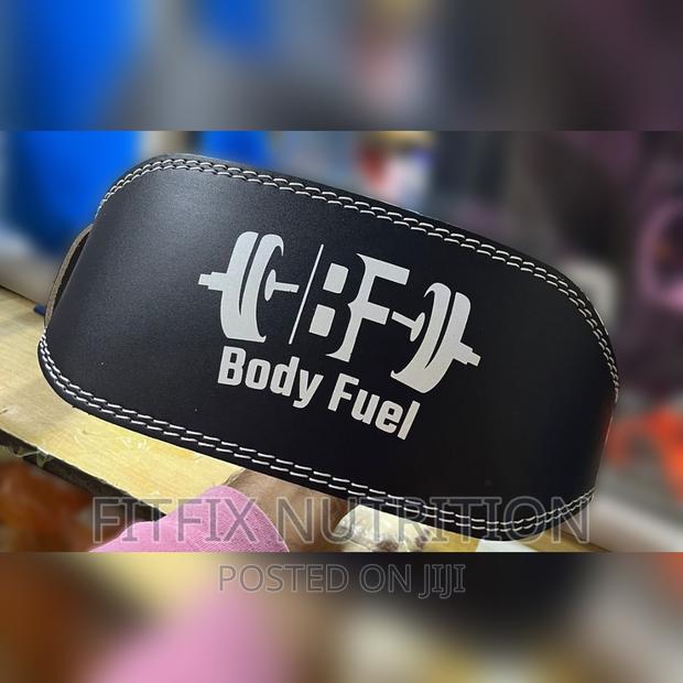 Leather Gym Belt Deadlift Belt - thumbnail 2