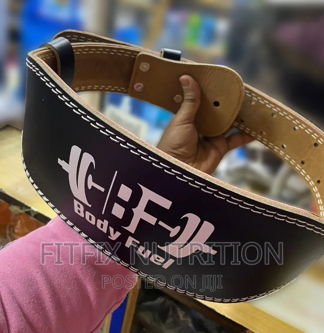 Leather Gym Belt Deadlift Belt