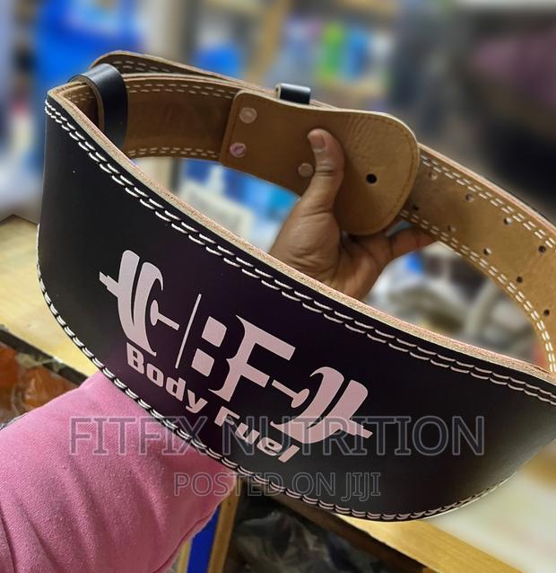 Leather Gym Belt Deadlift Belt