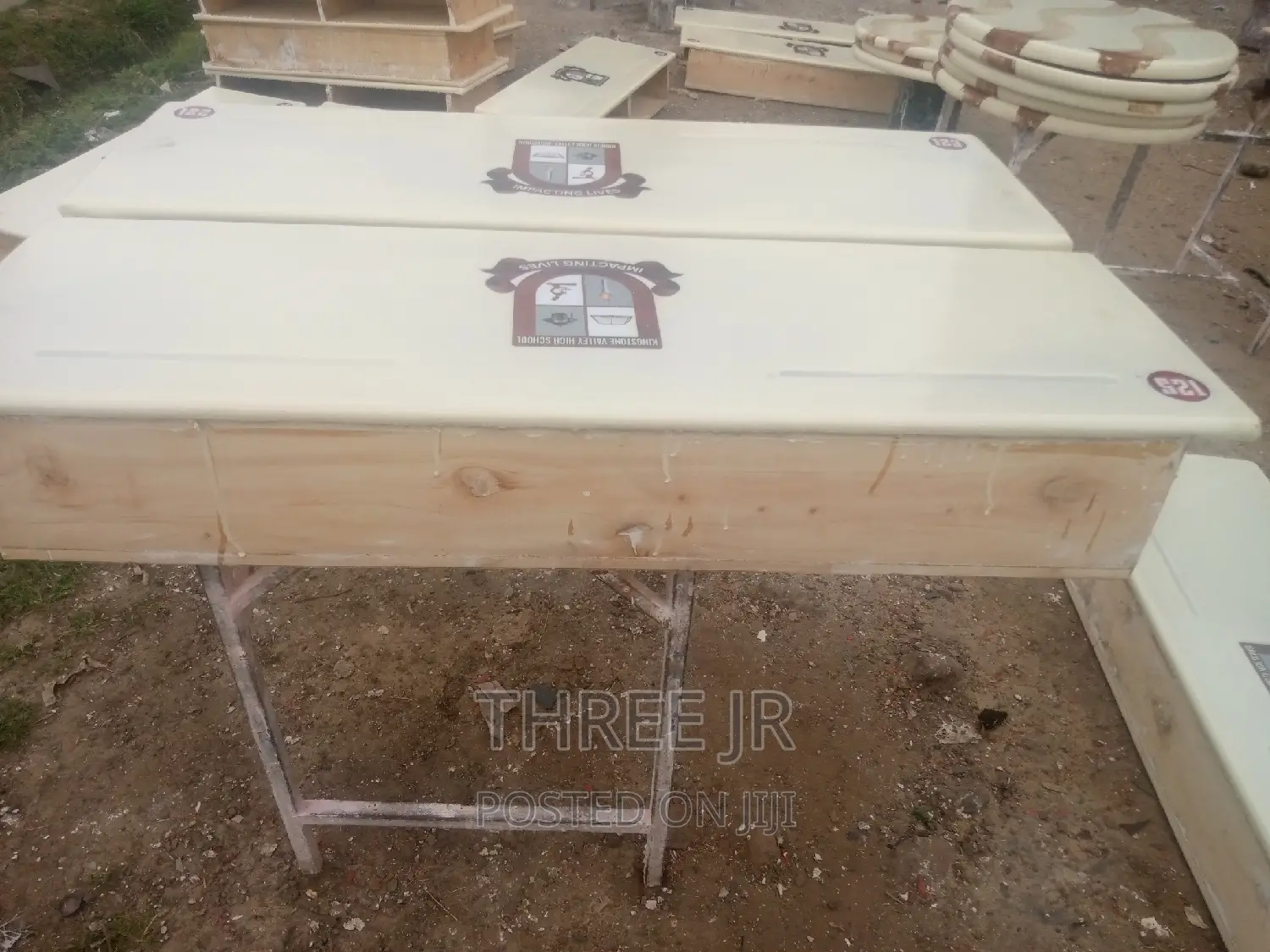 School Desks Available Laminated With Logo