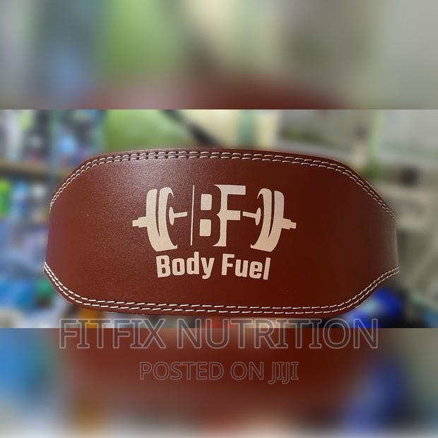 Leather Gym Belt Deadlift Belt - thumbnail 3