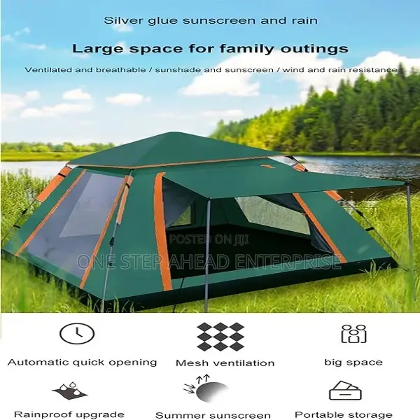 Green/Spacious Camping Tents(8 People)