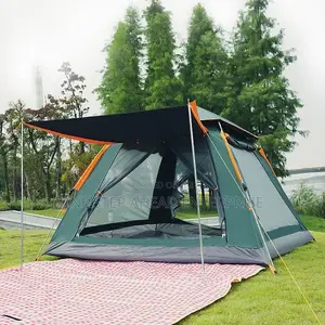 Green Zipped Camping Tents (8 People Tent)