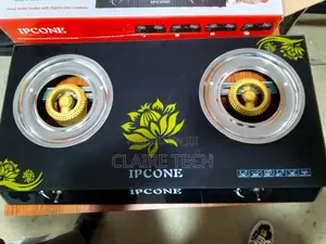 Ipcone 2 Burner Glass Table Top Gas Cooker