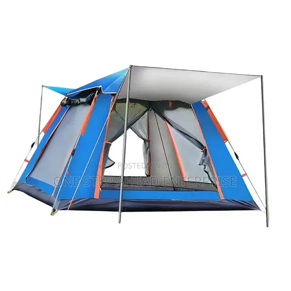 Spacious Bluish Camping Tents for 8 People