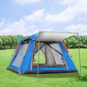 Portable Blue Camping Tents for 8 People - thumbnail 2