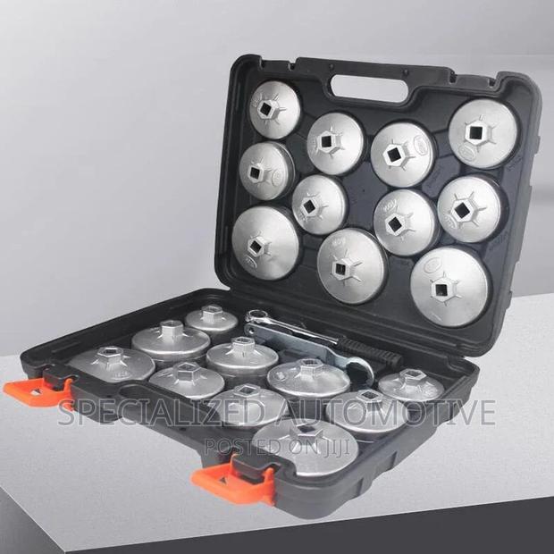 23 Piece Kit Vehicle Oil Filter Wrench Removal Fitting Kit