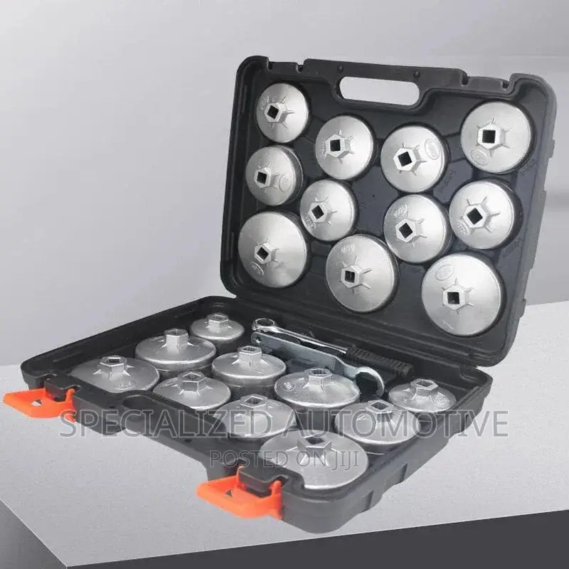 23 Piece Kit Vehicle Oil Filter Wrench Removal Fitting Kit