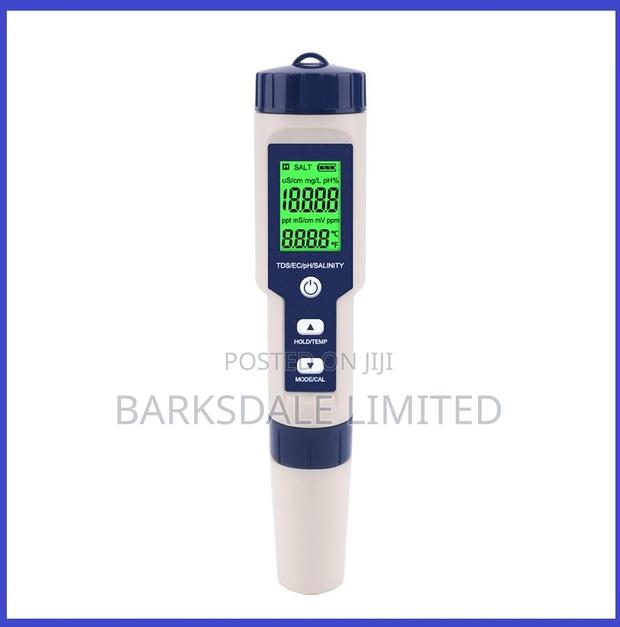 5 in 1 TDS Ec Ph Salinity Temp Water Quality Tester Meter - thumbnail 5