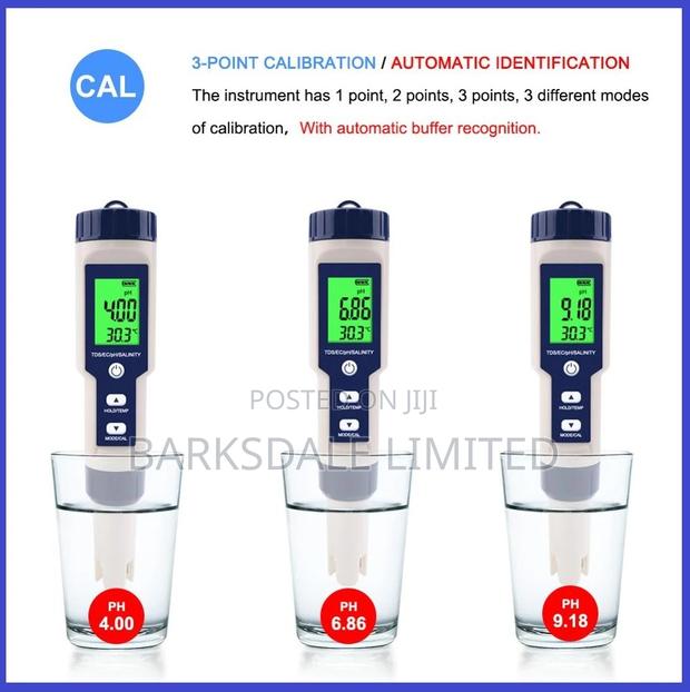 5 in 1 TDS Ec Ph Salinity Temp Water Quality Tester Meter - thumbnail 13