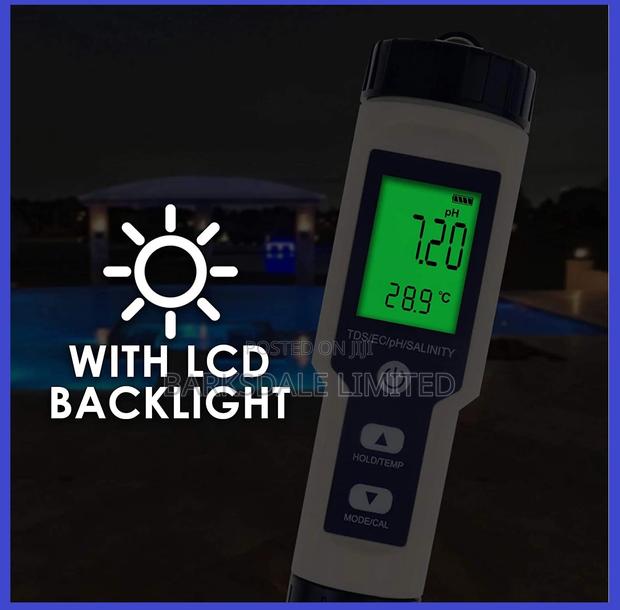 5 in 1 TDS Ec Ph Salinity Temp Water Quality Tester Meter - thumbnail 12