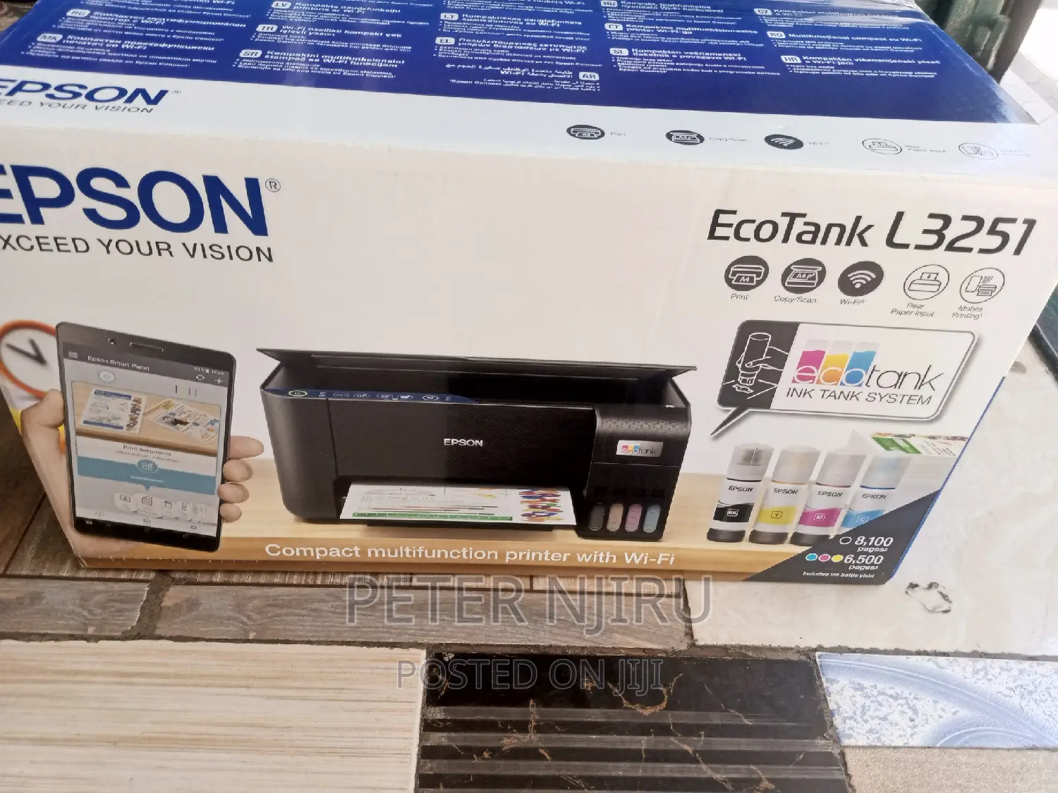 Epson Ecotank L3251 A4 Wi-Fi All-in-One Ink Tank Printer