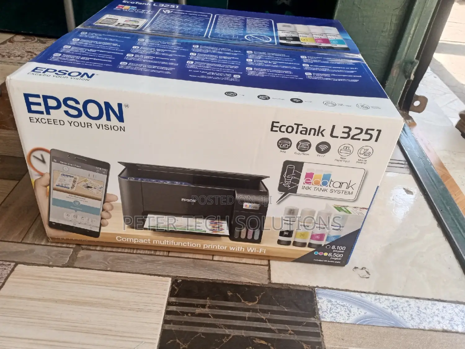 L3251 EPSON Printer A4 Wifi Connectivity