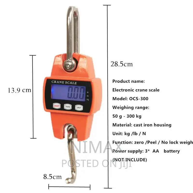 300kgs Industrial Crane Digital Weighing Scale
