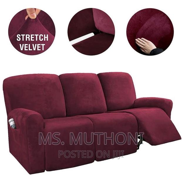 Recliner Velvet Seat Covers - thumbnail 2