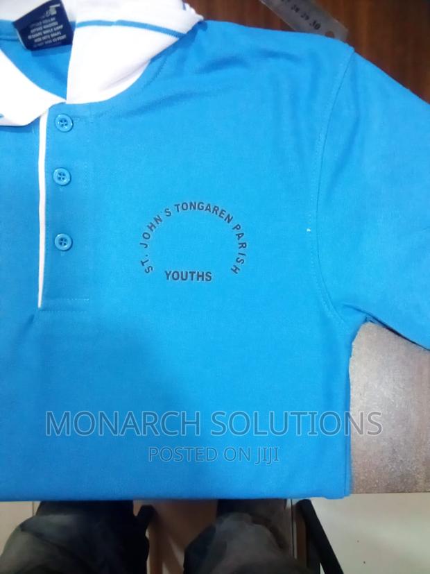 Polo Tshirts Branded. Church Group - main view