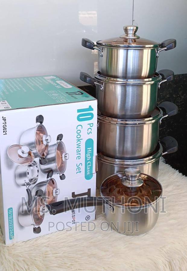 Jamespot 10 Pieces Stainless Sufurias - main view