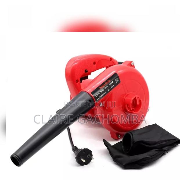 Electric Air Blower Vacuum Cleaner Red - main view