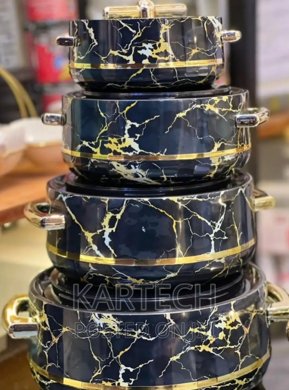 Set of 4 Classy Turkish Pots