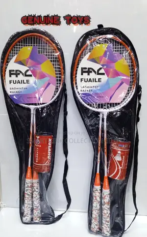 Badminton Rackets
 With 2 Shutter Cocks