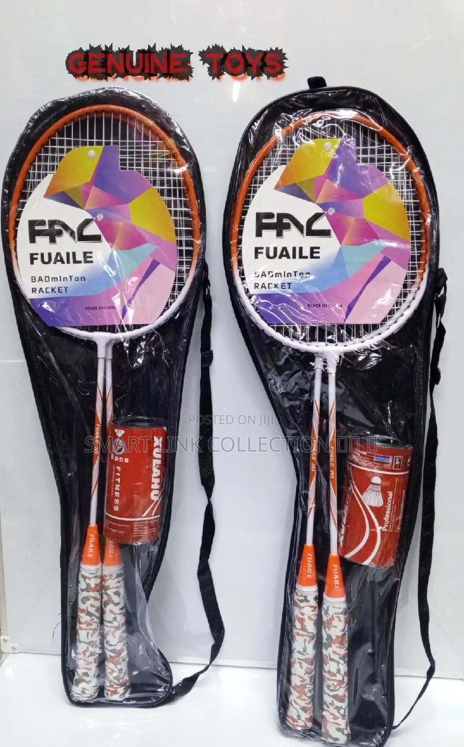 Badminton Rackets
 With 2 Shutter Cocks