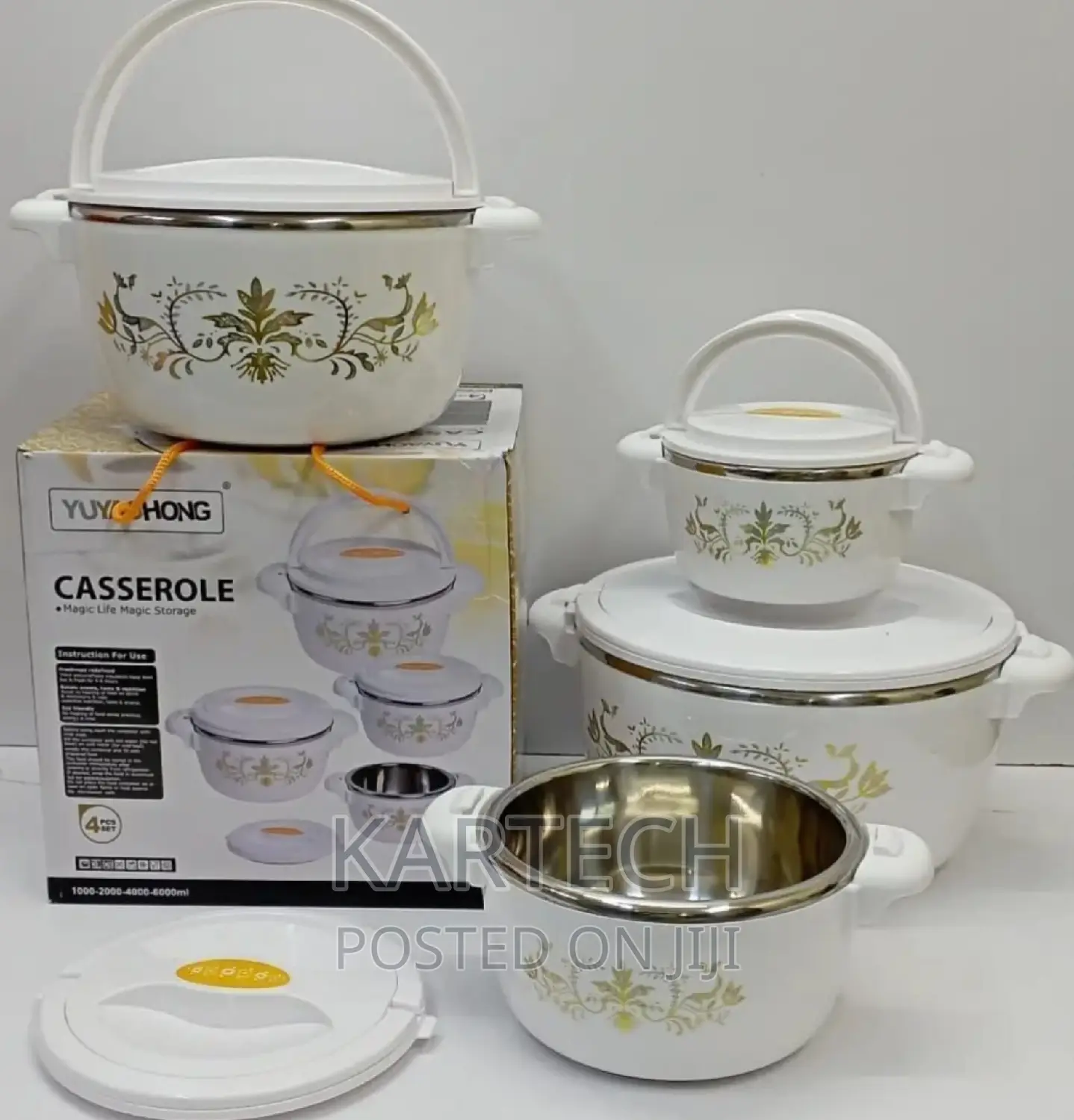 Stylish Casserole Hotpots Set of 4