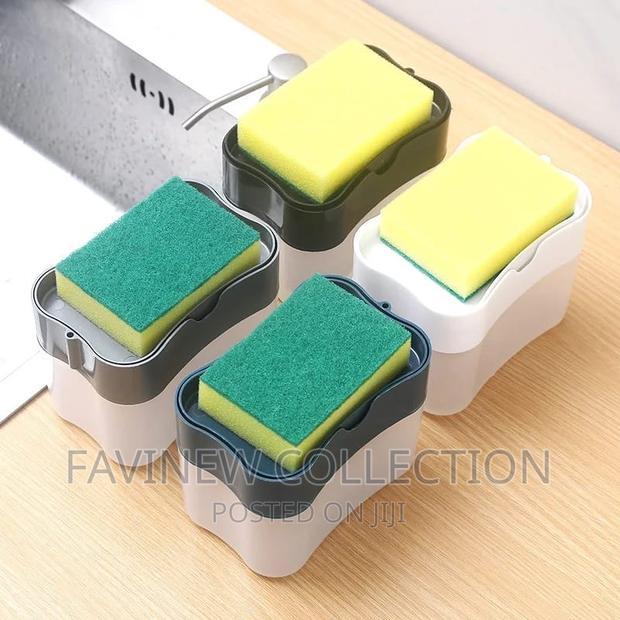 Automatic Kitchen Liquid Soap Pump With 1sponge