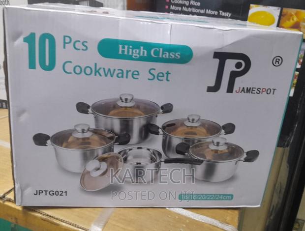 James Pot Stainless Steel Cookware Set 10pieces
