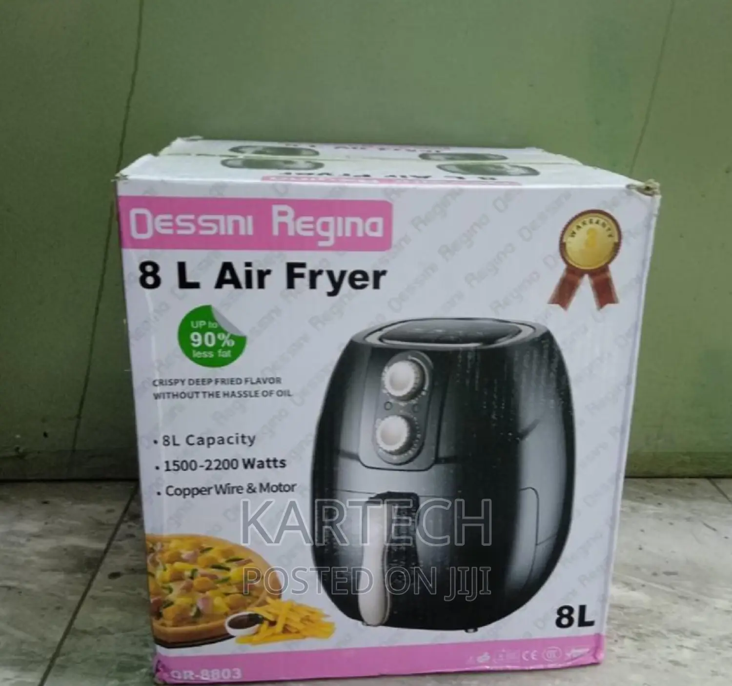 8 LTR Dessini Air Fryer Digital