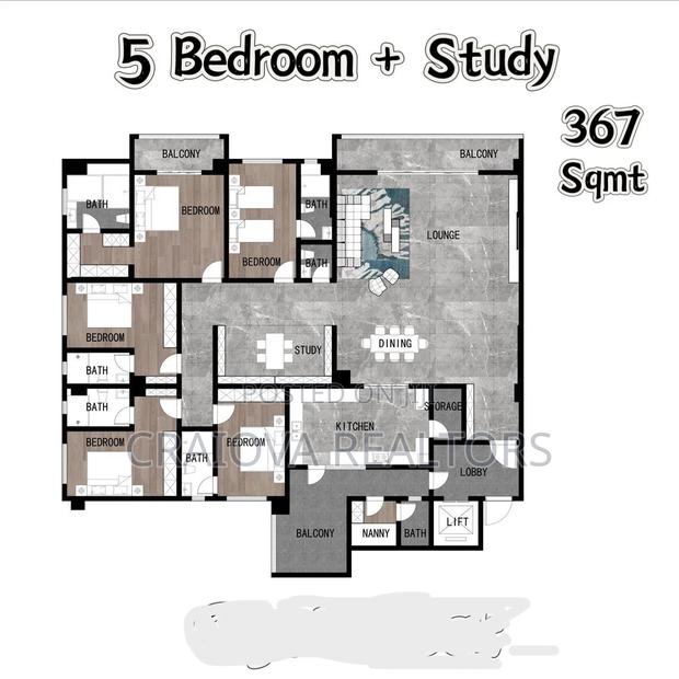 5bdrm Apartment in Kileleshwa for sale - thumbnail 10