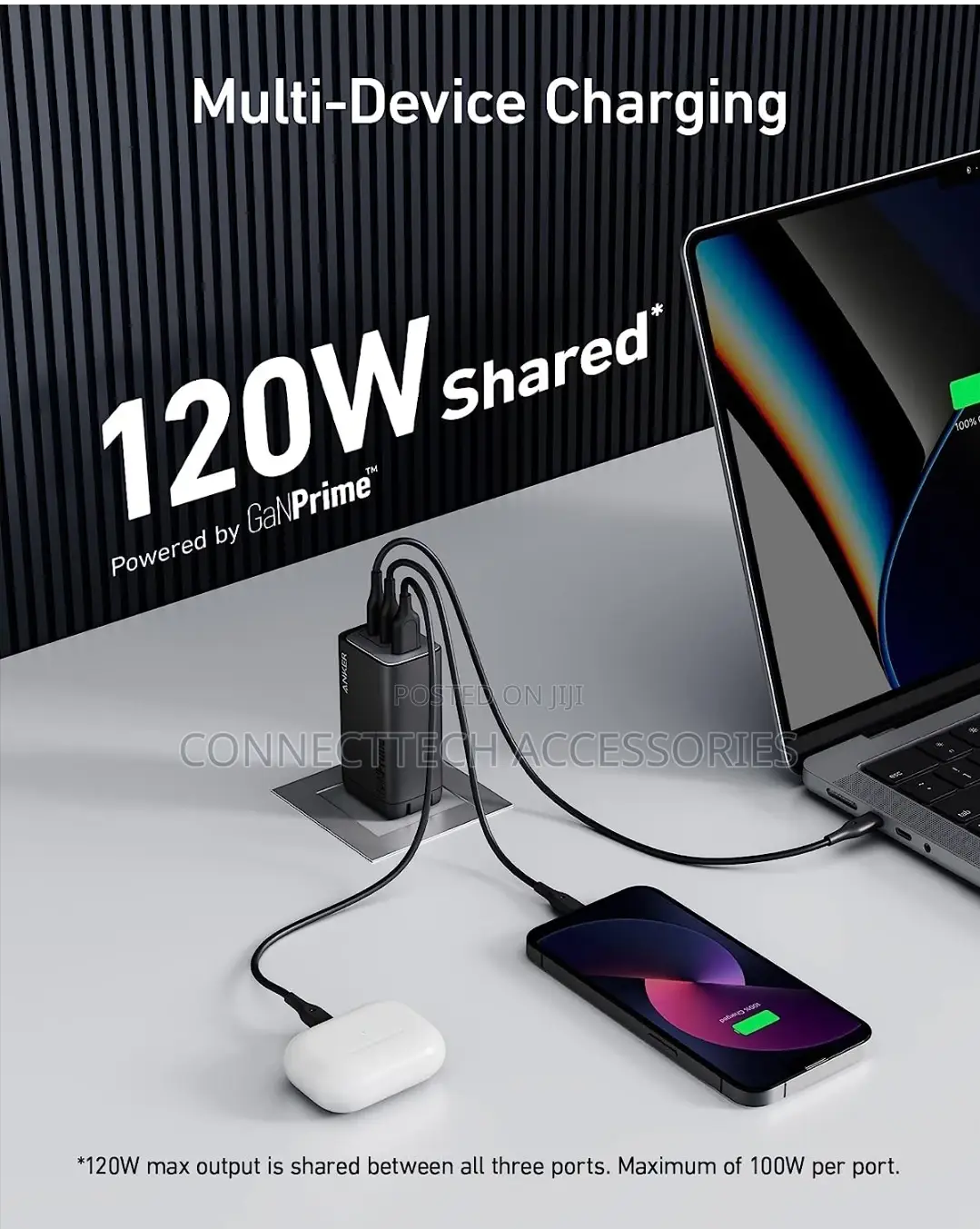 Anker 737 Ganprime, 120W USB C Charger