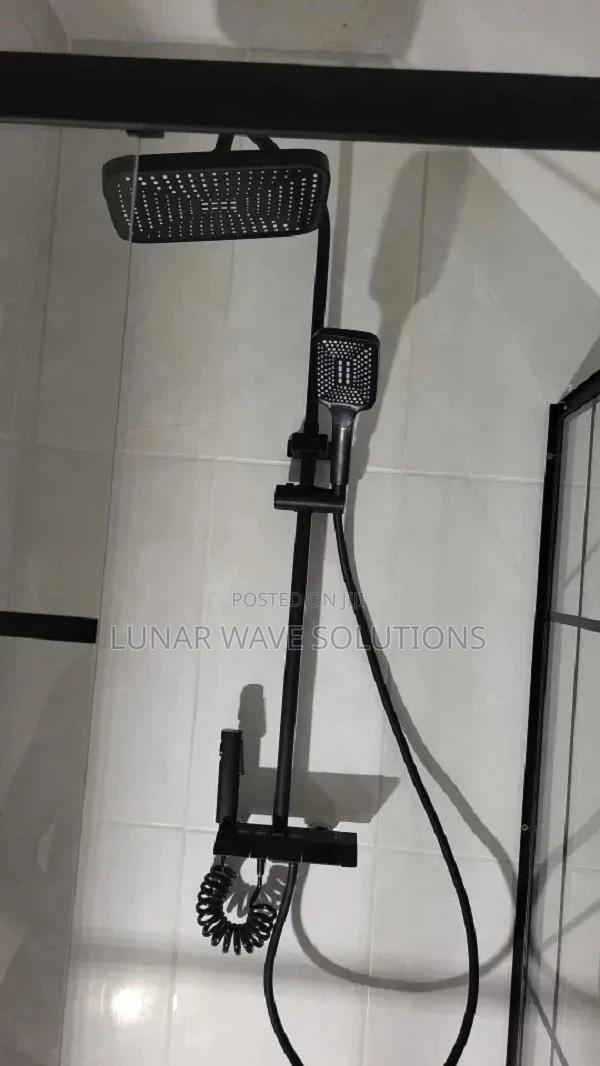 Home Improvement Piano Shower Mixers 4 Function, Led